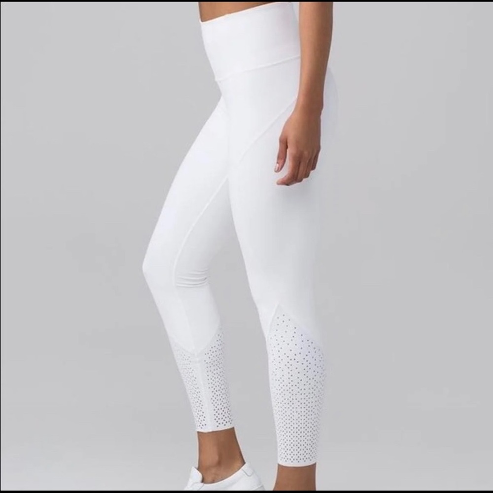 Lululemon White Anew Leggings